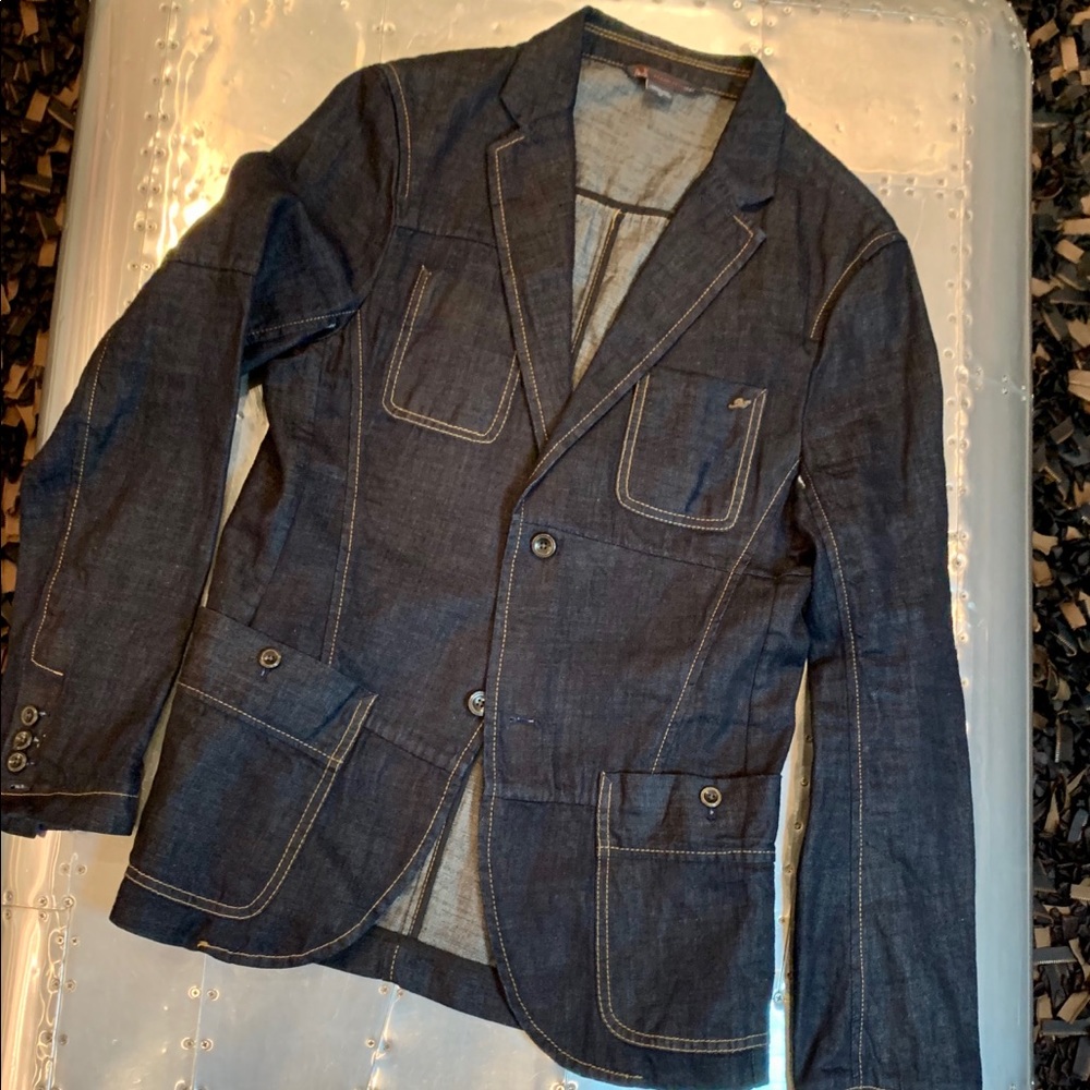 Armani Exchange Denim Blazer Sport Jacket
